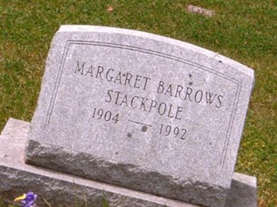 Margaret Barrows Stackpole on Sysoon