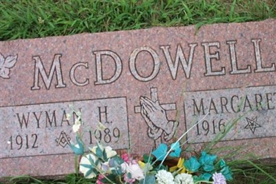 Margaret E McDOWELL on Sysoon