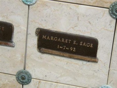 Margaret E. Sage on Sysoon