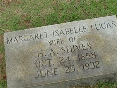 Margaret Isbelle Lucas Shives on Sysoon