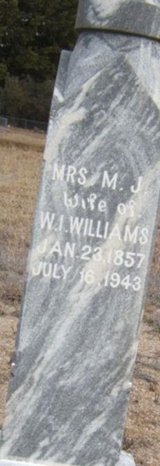 Margaret Jemima "Maggie" Tillman Williams on Sysoon