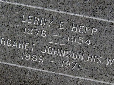 Margaret Johnson Hepp on Sysoon