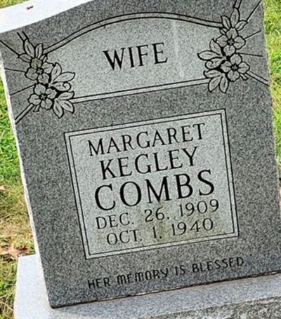 Margaret Kegley Combs on Sysoon