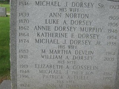 Margaret Martha Devlin Dorsey on Sysoon