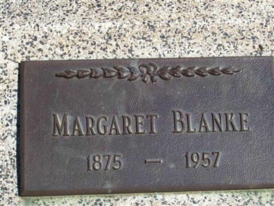 Margaret Rickertts Blanke on Sysoon