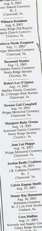 Margaret "Ruby" Edwards Owens on Sysoon