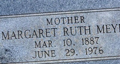 Margaret Ruth Kilpatrick Meyer on Sysoon