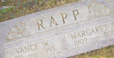 Margaret Thelma Krongberg Rapp on Sysoon