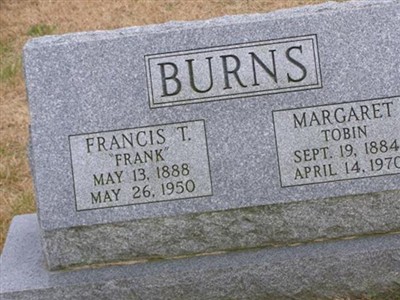Margaret Tobin Burns on Sysoon