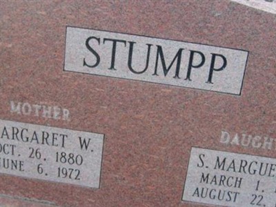 Margaret W Stumpp on Sysoon