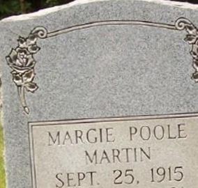 Margie Alice Pool Martin on Sysoon