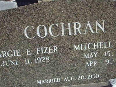 Margie E Fizer Cochran on Sysoon