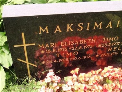 Mari Elisabeth Maksimainen on Sysoon