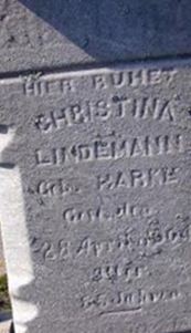 Maria Christina Hartke Lindemann on Sysoon
