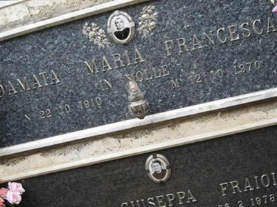 Maria Giuseppa Fraioli on Sysoon