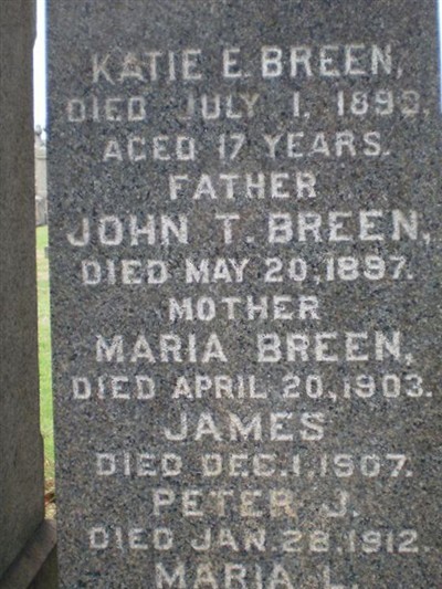 Maria L Breen on Sysoon