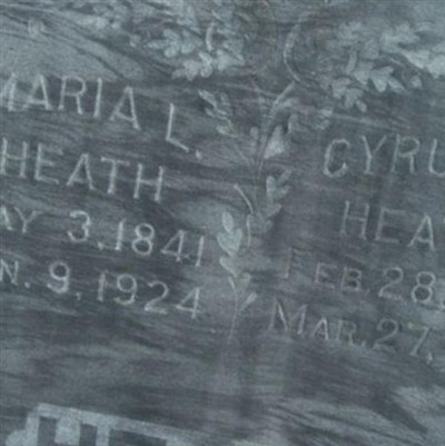Maria L Heath on Sysoon