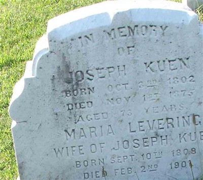 Maria Levering Kuen on Sysoon