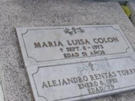 . Maria Luisa Colon on Sysoon