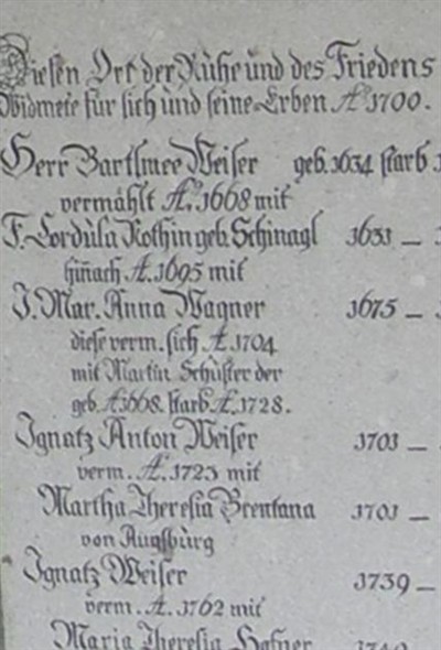 Maria Theresia Hafner Weiser on Sysoon