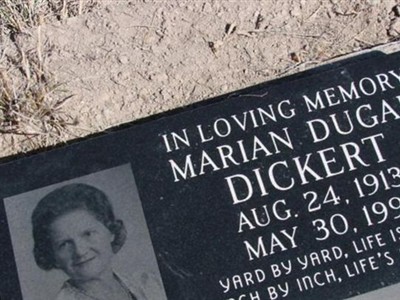 Marian Dugan Dickert on Sysoon