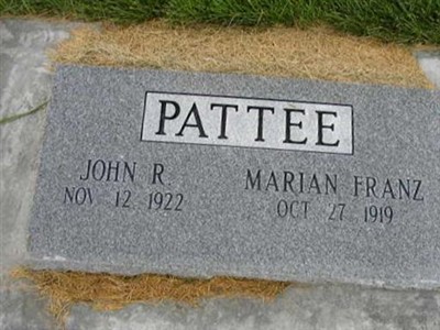 Marian Franz Pattee on Sysoon
