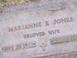 Marianne E Jones on Sysoon