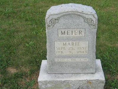 Marie B. Eggers Meier on Sysoon