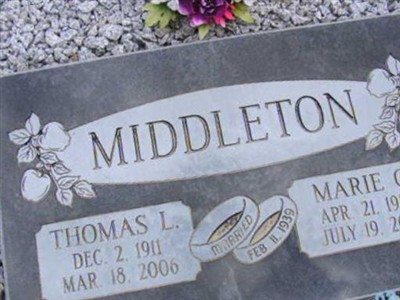 Marie C. Timm Middleton on Sysoon