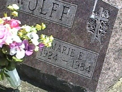 Marie Elizabeth Zipfel Wolff on Sysoon