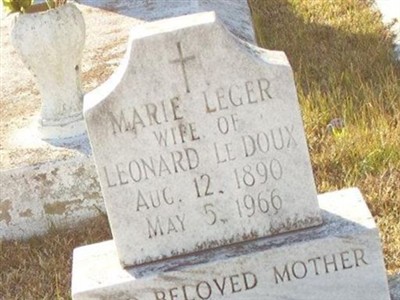 Marie Leger LeDoux on Sysoon