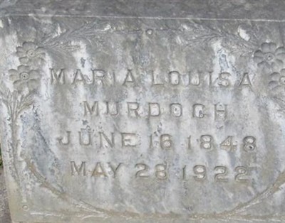 Marie Louise DeChant Murdock on Sysoon