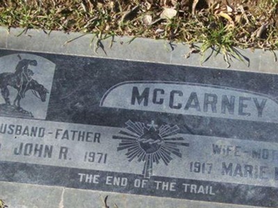 Marie M Hackbarth McCarney on Sysoon