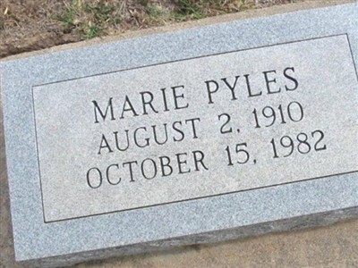 Marie Pyles on Sysoon