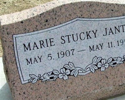 Marie Stucky Jantz on Sysoon
