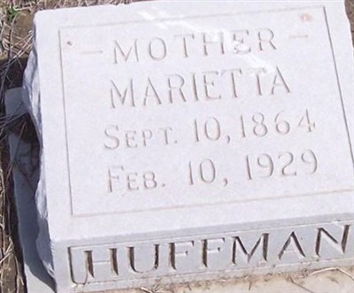 Marietta A. Johnson Huffman on Sysoon