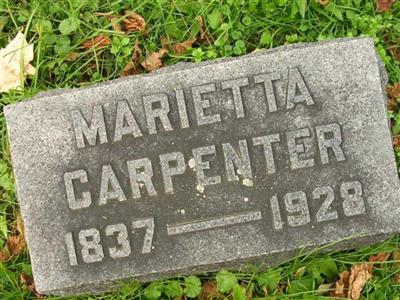 Marietta Carpenter on Sysoon