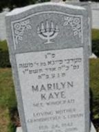 Marilyn Phyllis Winograd Kaye on Sysoon