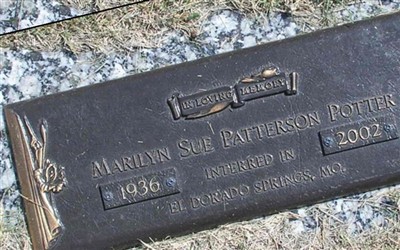 Marilyn Sue Patterson Potter on Sysoon