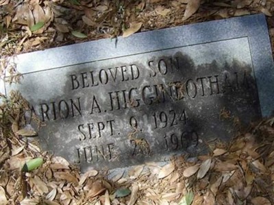 Marion A Higginbotham on Sysoon
