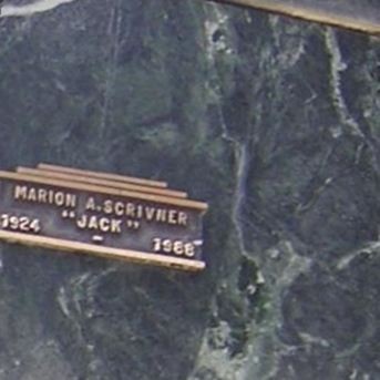 Marion A "Jack" Scrivner on Sysoon