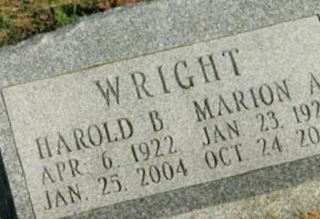 Marion A Wright on Sysoon