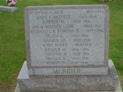 Marion C. McBride, Jr on Sysoon