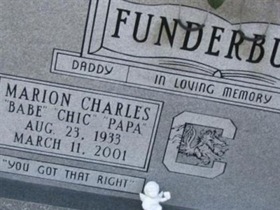 Marion Charles Funderburk on Sysoon