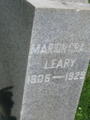 Marion D Leary on Sysoon