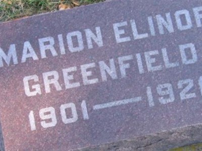 Marion Elinor Greenfield on Sysoon