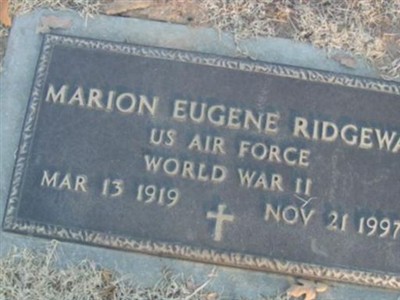 Marion Eugene Ridgeway on Sysoon