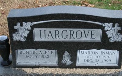 Marion Inman Hargrove on Sysoon