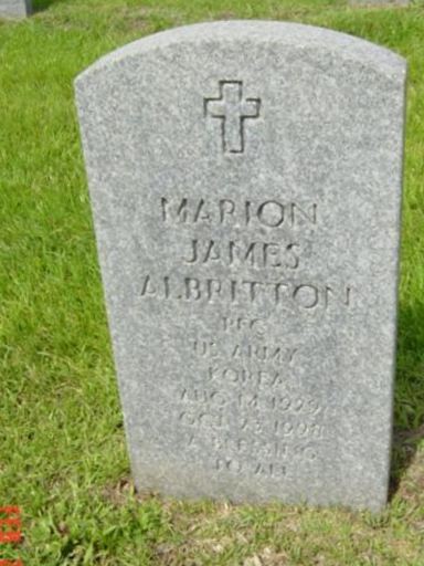 Marion James Albritton on Sysoon