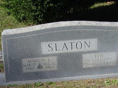 Marion L Slaton on Sysoon